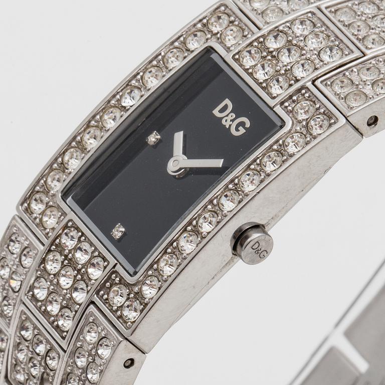 D&G Time, Dolce & Gabbana, wristwatch, 21,5 x 28 mm.