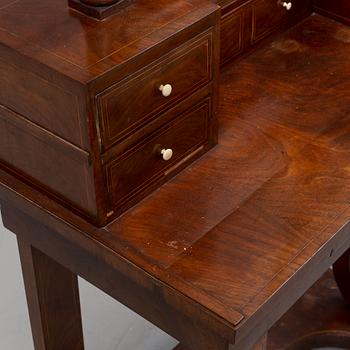 A 19th century Swedish Empire mahogany dressing table.