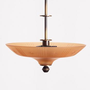 Cebe (Chr Bergh & Co), taklampa, modell "65332", Svalöv, 1930-tal.