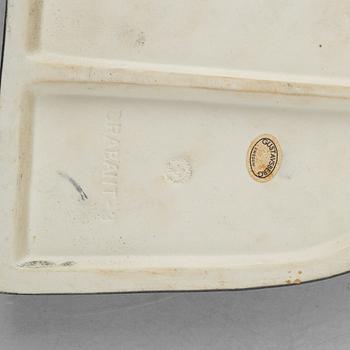 Lisa Larson, väggreliefer, 4 st, stengods, ur serien "Drabant", Gustavsberg.