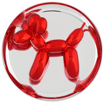 610. Jeff Koons, "Ballon dog" Red.