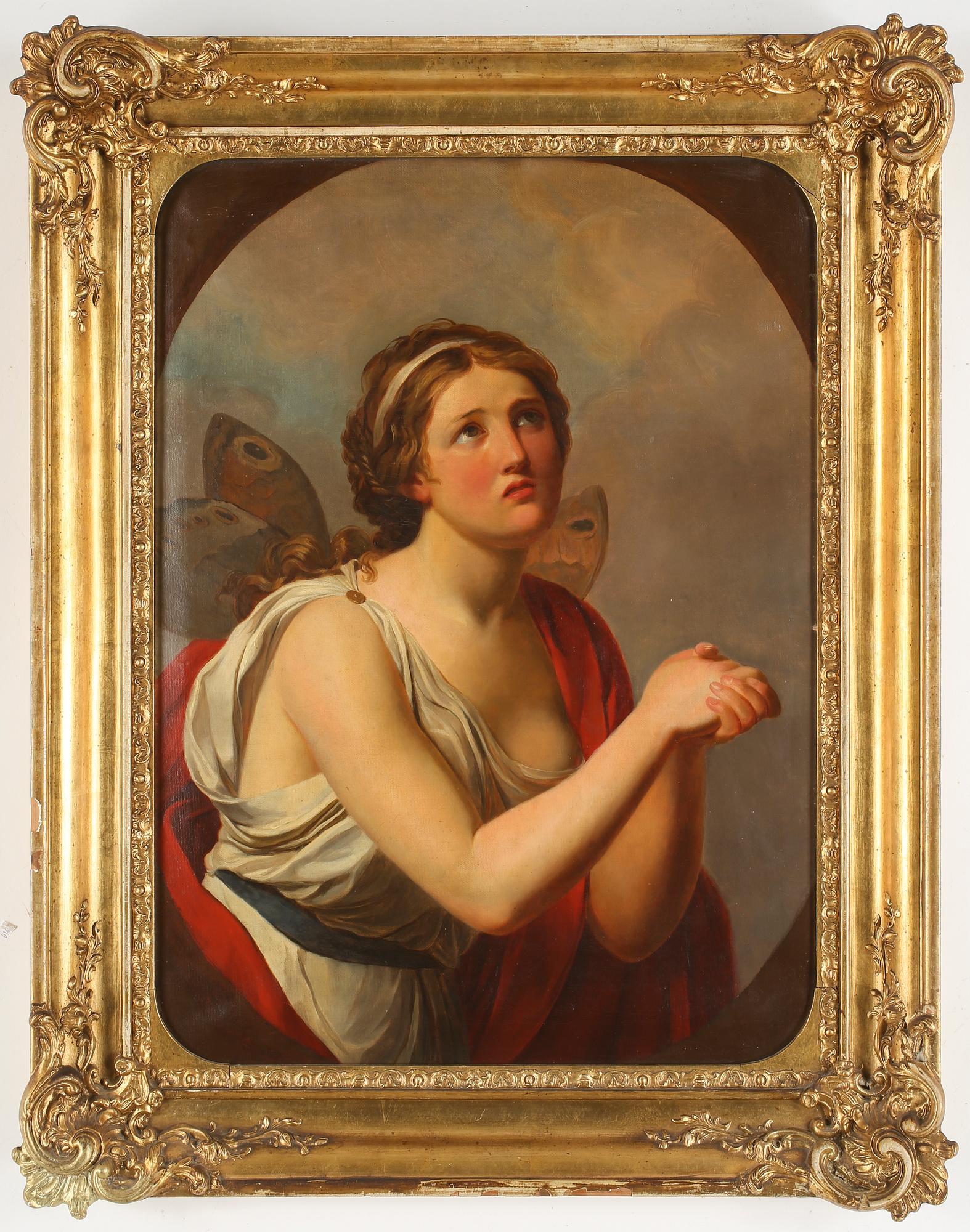 OKÄND KONSTNÄR, olja på duk, sannolikt 1800-talets andra hälft.