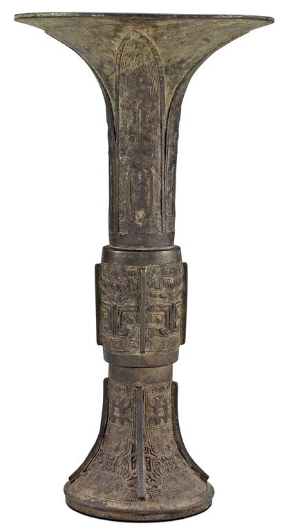 VAS, brons. Ming dynastin (1368-1644).