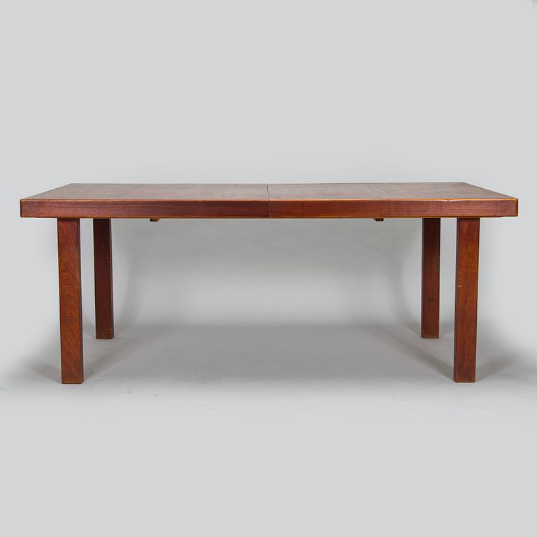 Carl Gustaf Hiort af Ornäs, a mid-20th-century 'Näyttely Senior' dining table and 12 chairs for HMN Huonekalu Nupponen.