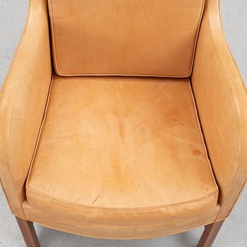 Kaare klint & Edvard Kindt-Larsen, a pair of "Mix 4396" armchairs, Rud Rasmussenm Denmark.
