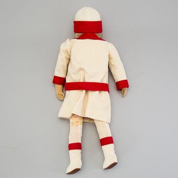 A doll, in the style of Dora Petzold, first half of the 20th century.