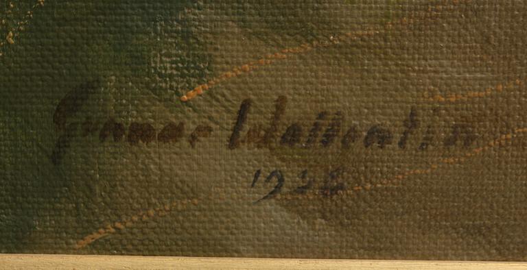 GUNNAR WALLENTIN, olja på duk, sign o dat 1936.