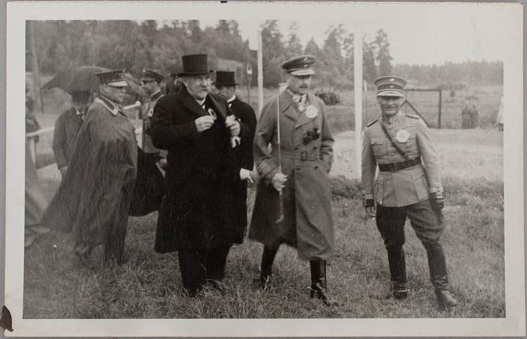 FOTOGRAFI, C.G.E. Mannerheim och P.E. Svinhufvud, 1930-tal.