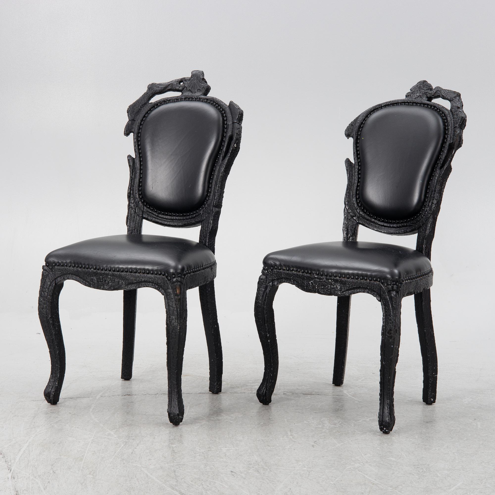 Maarten Baas, ten 'Smoke Dining Chair, Moooi, Netherlands, after 2002.