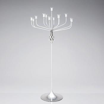 Tapio Wirkkala, a sterling candelabrum for 13 candles 'TW412', Hopeakeskus OY, Finland post 1968.