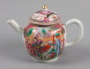 TEKANNA, porslin, Qianlong, Kina 1700-tal.