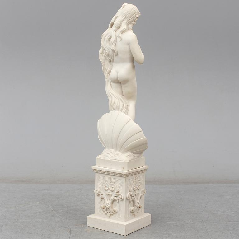 SANDRO BOTTICELLI, efter. Trädgårdsskulptur, gjutmassa, Kosmolux, Italien.