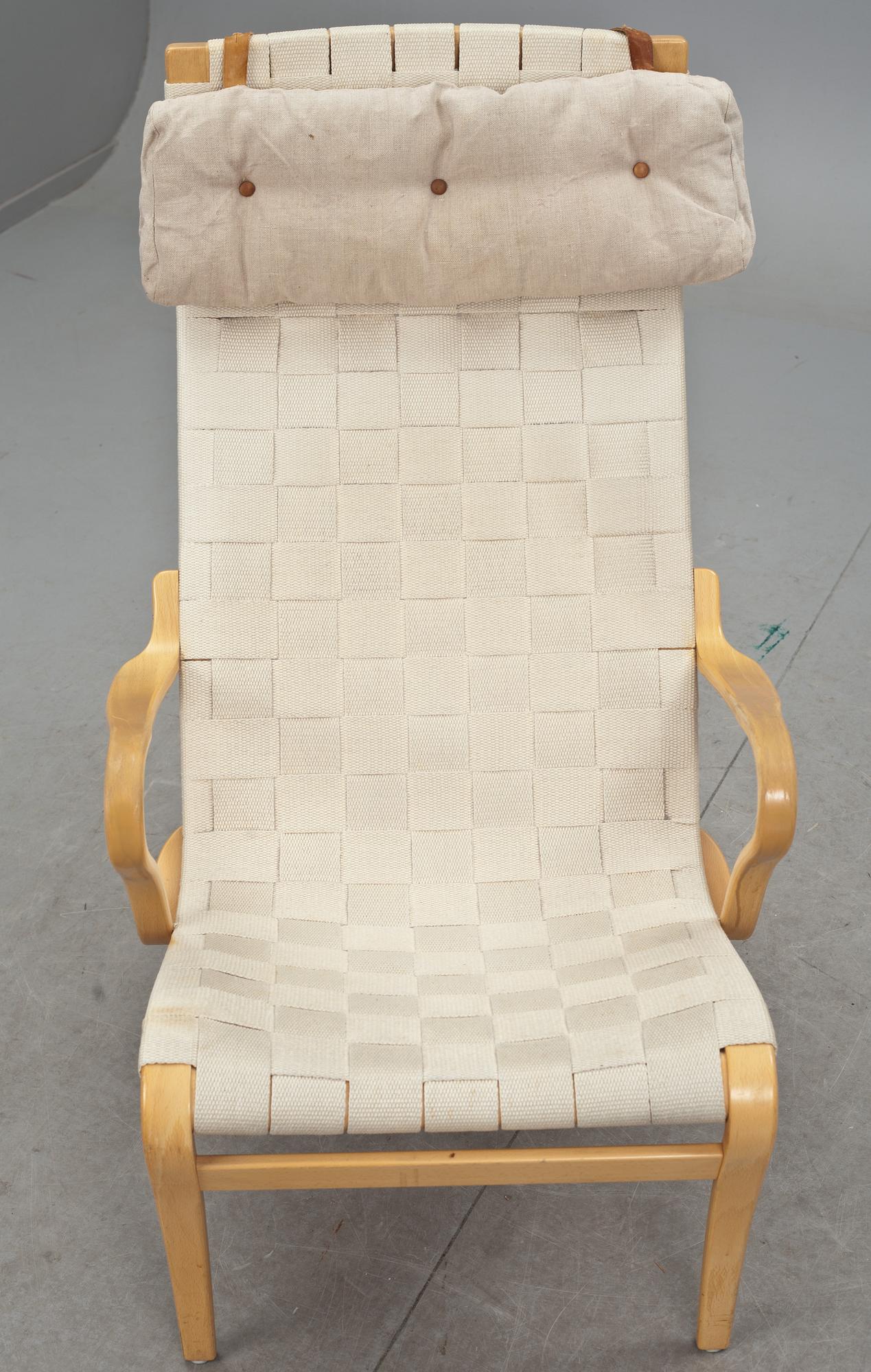 FÅTÖLJ, "Eva Hög", Bruno Mathsson, Dux.