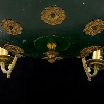A circa 1900 Empire style ceiling light.