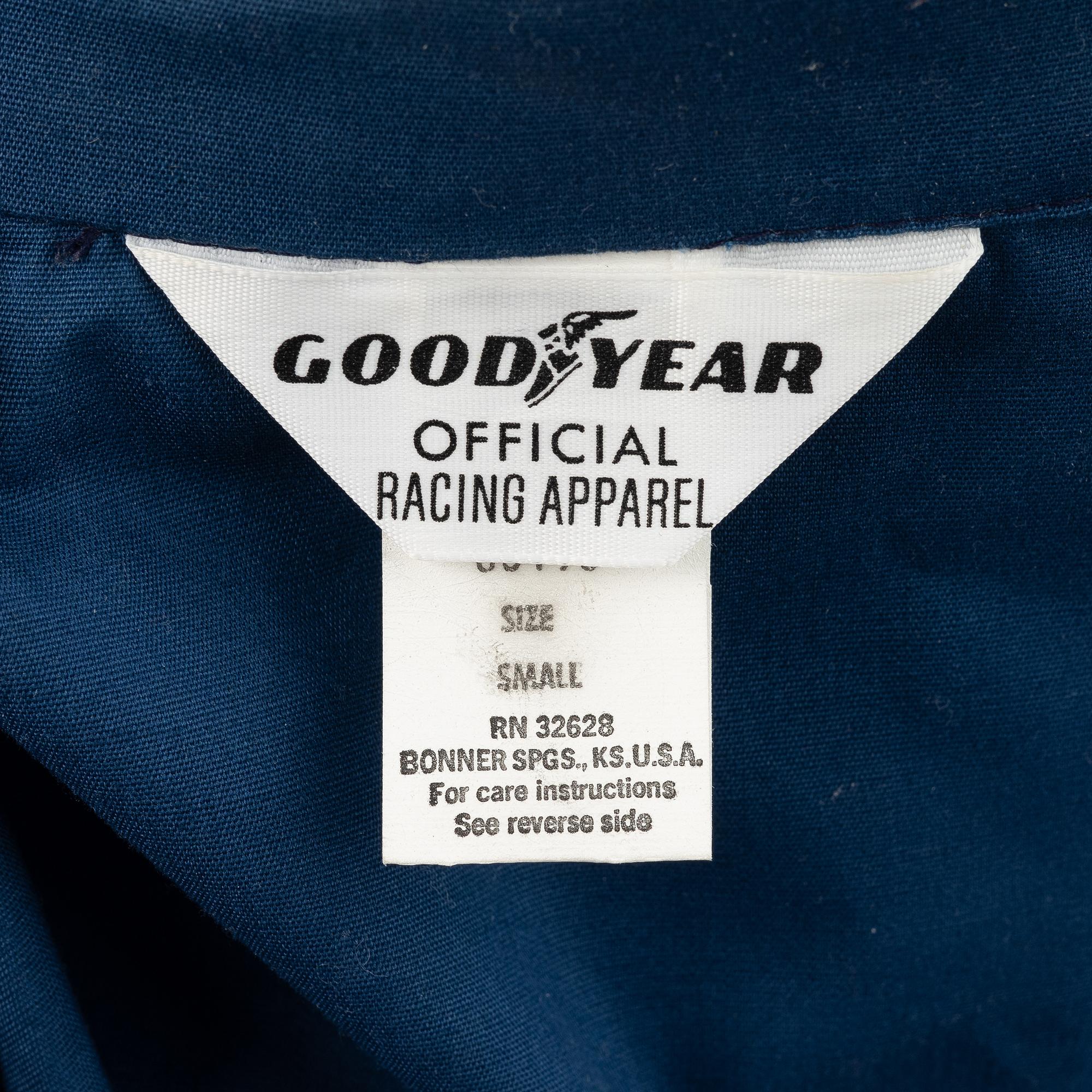 Promotionjacka, Goodyear Official Racing Apparel, Indy 500, 1970-tal.