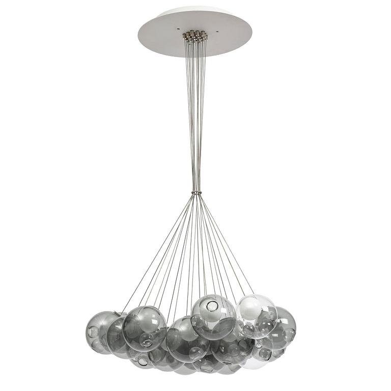 Omer Arbel, taklampa, "Cluster 28.19", Bocci, Italien, 2014.