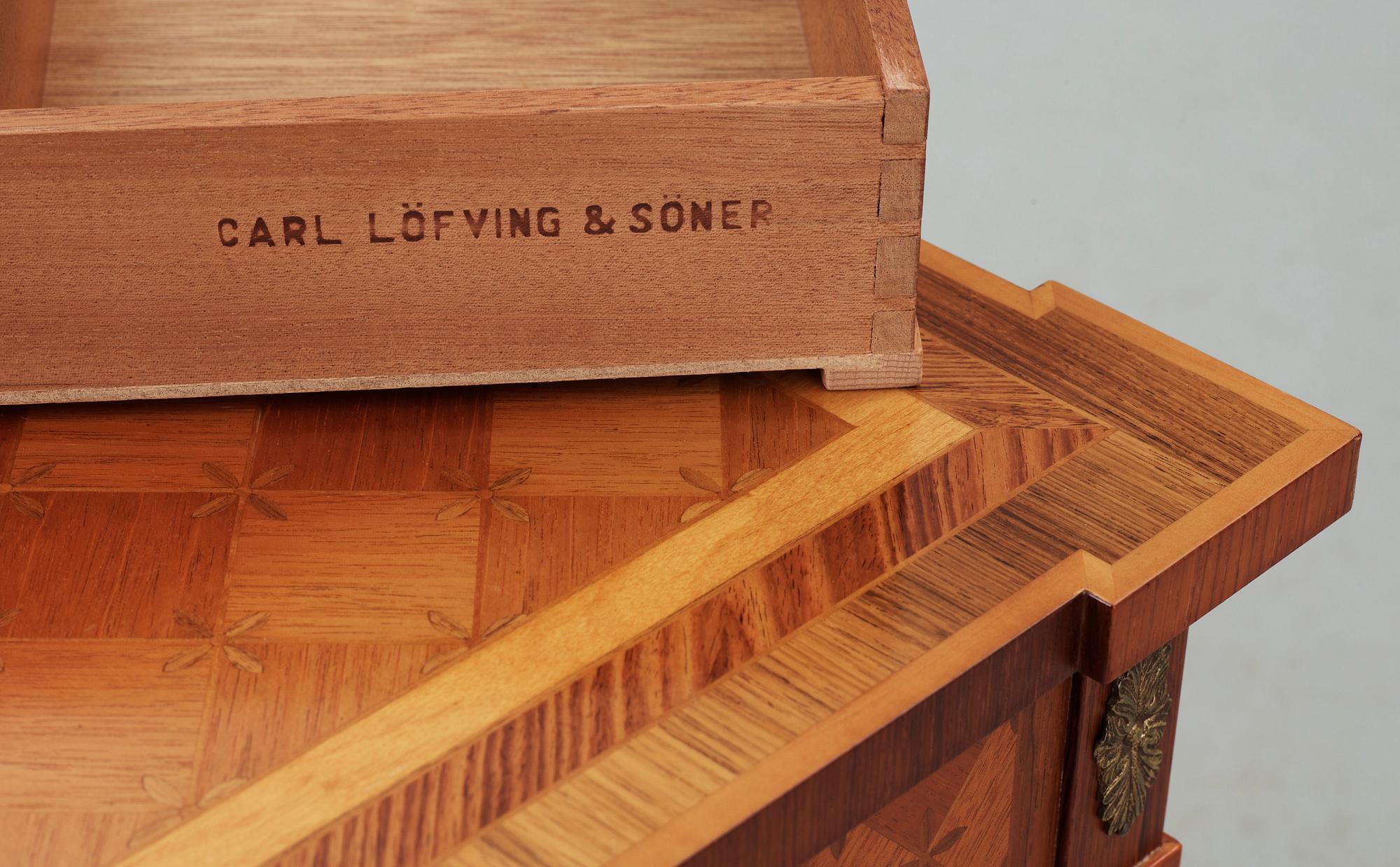 SYBORD, gustaviansk stil, Märkt Carl Löfving & söner, 1900-talets andra hälft.