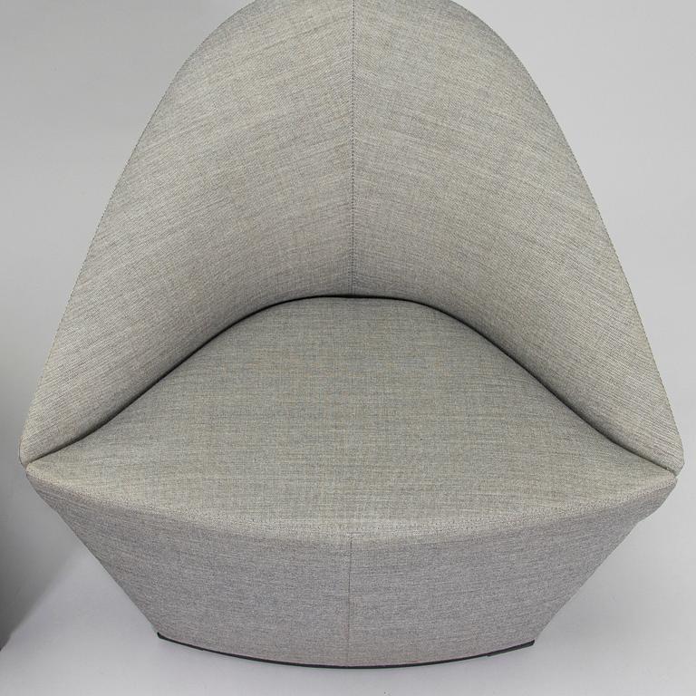 Lievore & Altherr & Molina, Three 21st century 'Colina' easy chairs for Arper Italy. Designed 2014.