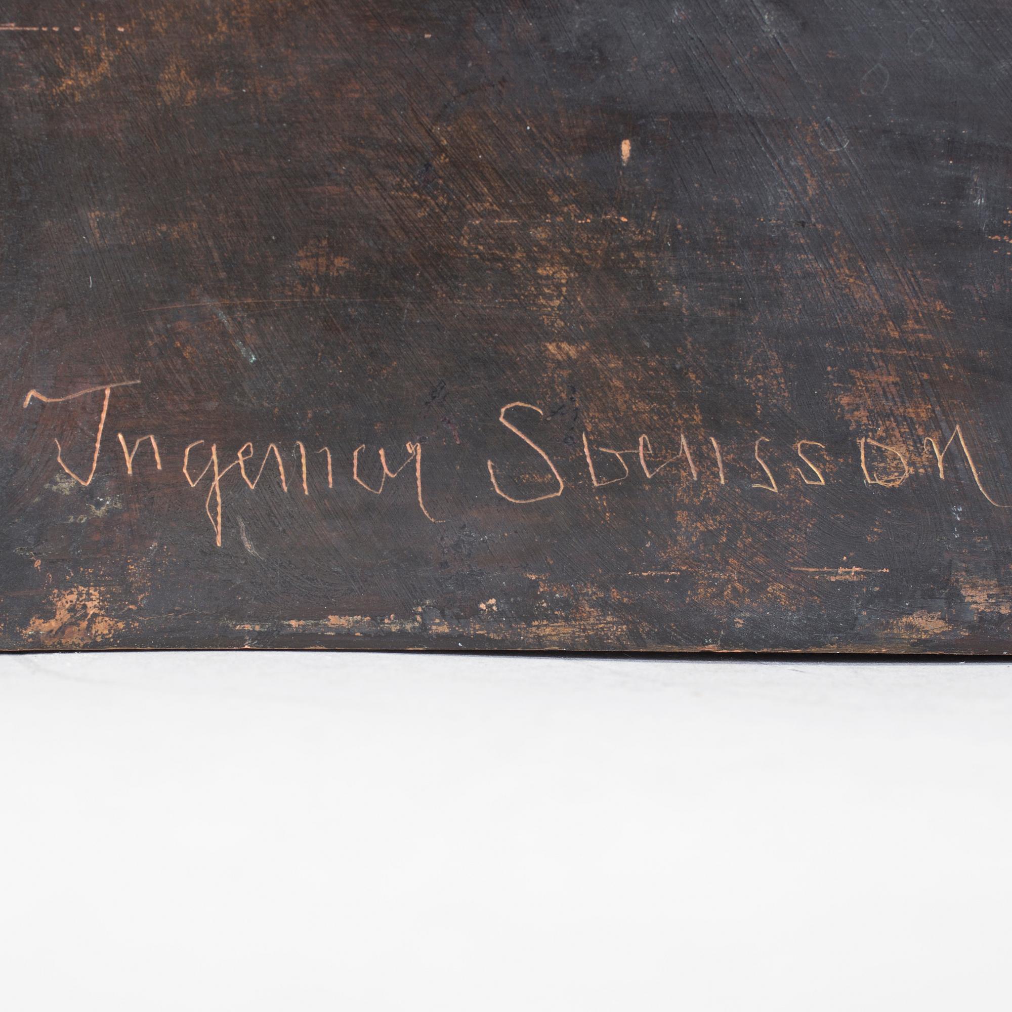 INGEMAR SVENSSON, skulptur, brons, signerad.