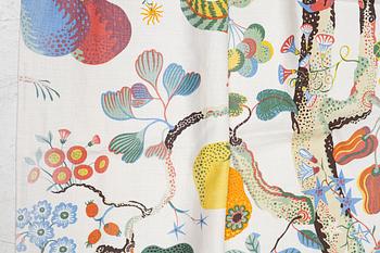 Josef Frank, a pair of 'Vegetable Tree' curtains, Svenskt Tenn.