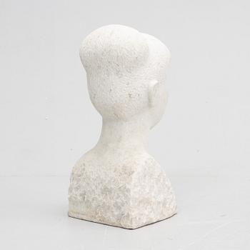 Göran Lange, sculpture, marble, signed.