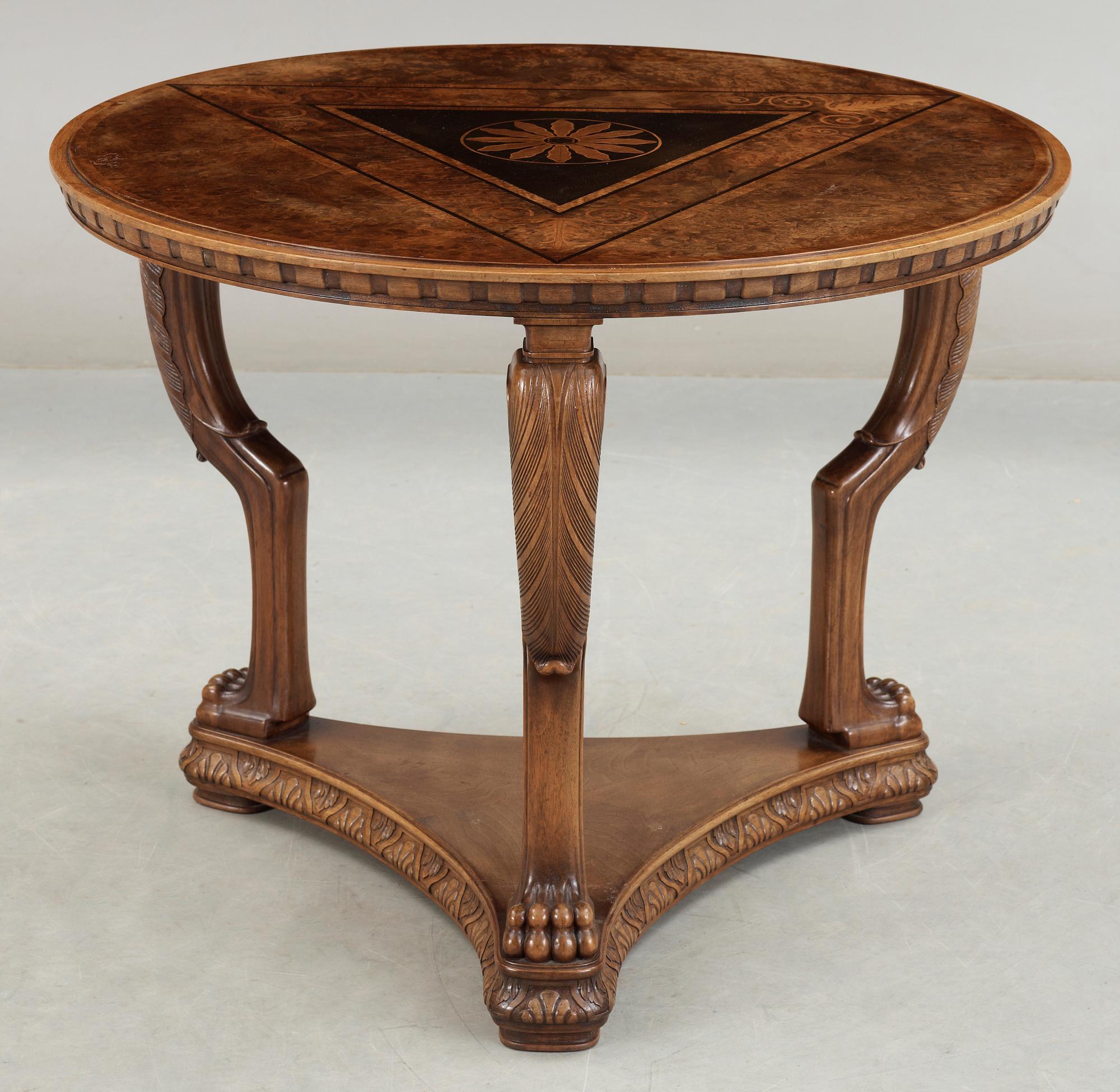 SOFFBORD, Isidor Hörlin, tillskriven, 1920/30-tal.