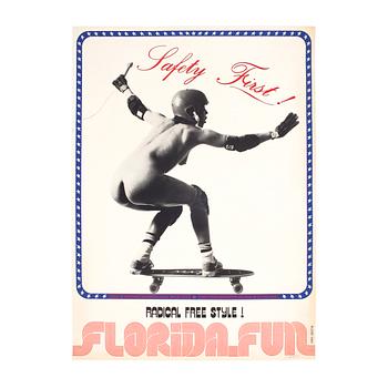 Sture Johannesson · STURE JOHANNESSON, affisch, offset, "Radical free style! 1978, signerad. Tryckt för Legal Visions.
