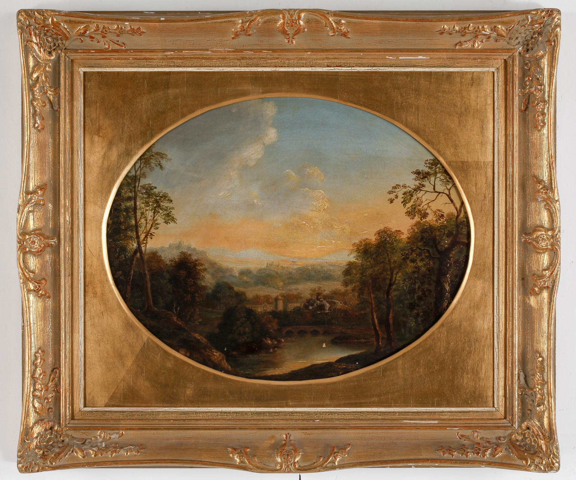 OKÄND KONSTNÄR, olja på duk, ej signerad, 1700-tal.