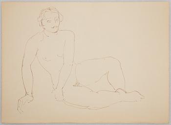 Wilhelm Kåge, modellstudier, fyra stycken, 1930-40-tal.