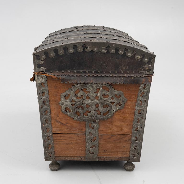 A Swedish baroque chest, circa 1700.