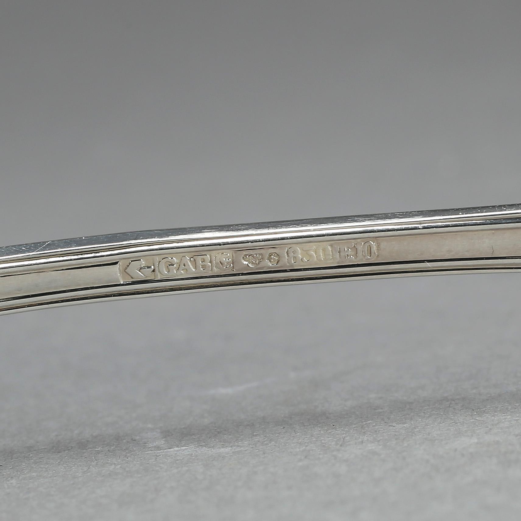 BESTICKSERVIS, 48 delar, "Olga", silver, GAB, Stockholm, bla 1979. Vikt ca 1183g.