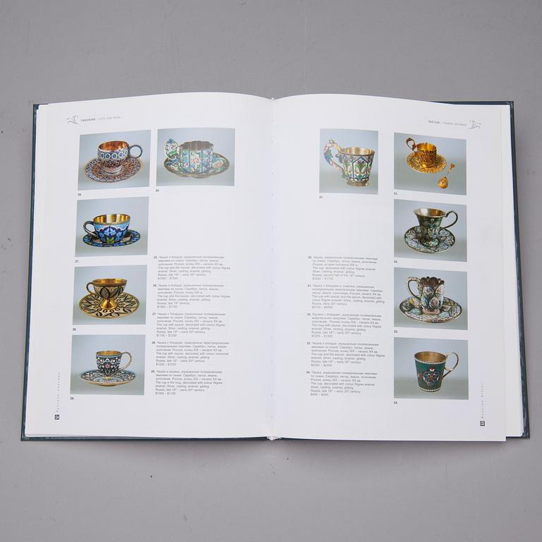 BOK / KATALOG, "Russian Silver Late 19th - early 20th century, Price-catalogue", S:t Petersburg 2010.