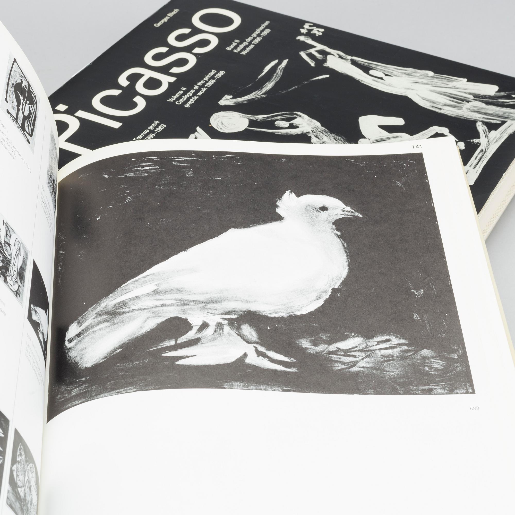 A SET OF 3 VOLUMES GEORGES BLOCH "PICASSO", volume I-III.