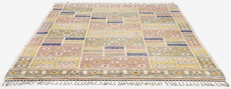 Märta Måås-Fjetterström, a 'Ängarna' carpet, knotted pile, c. 305 x 208 cm, signed AB MMF.