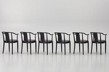 Peter Celsing, karmstolar, 6 st. modell 1514, Gemla Diö, 1994.