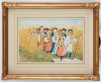 Jenny Nyström, "Sommarbröllop i Dalom" (Summer wedding in Dalom).