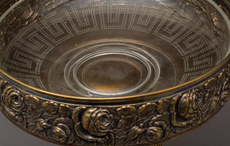 BORDSUPPSATS, nysilver, jugend, 1900-tal.