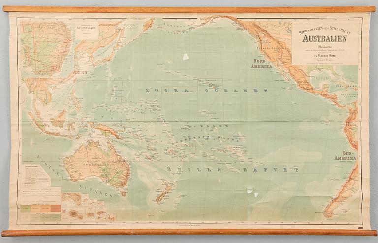 SKOLKARTA, Australien, 1895.