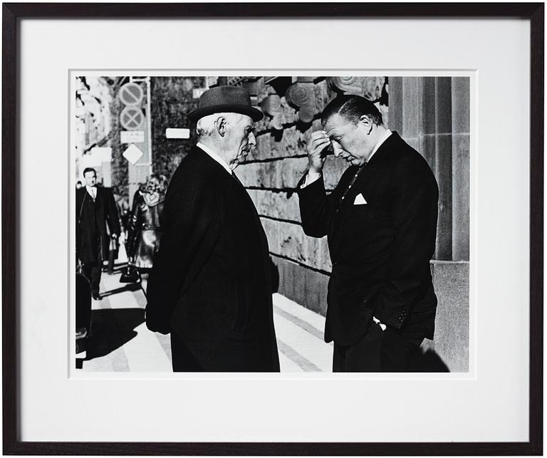 Ragnhild Haarstad, 'Marc Wallenberg och far Marcus Wallenberg 1971'.