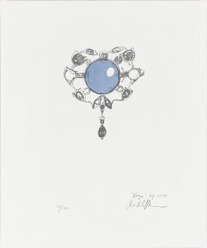 Charlotte Gyllenhammar · CHARLOTTE GYLLENHAMMAR, färglitografi, 2007, signerad med blyerts och numrerad 34/150