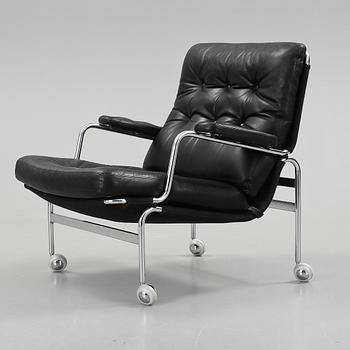 FÅTÖLJ, "Karin", Bruno Mathsson, märkt Dux.