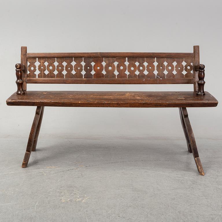 VÄNDBÄNK, allmoge, 1800-tal.