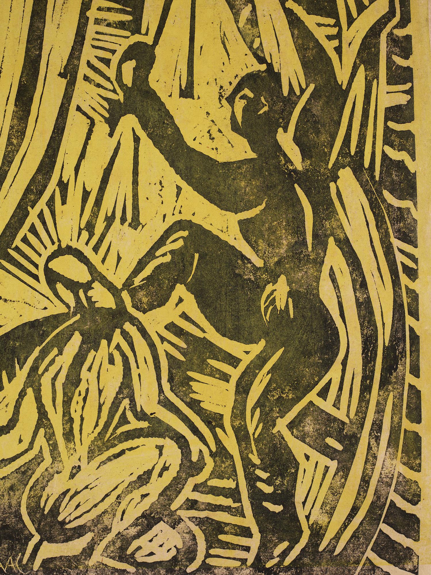 Isaac Grünewald, Two figures.