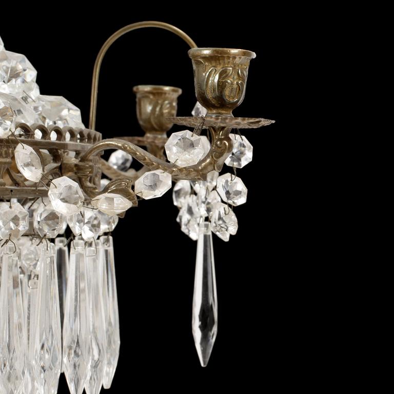 LJUSKRONA, empirestil, 1900-talets första hälft. Höjd ca 65cm.