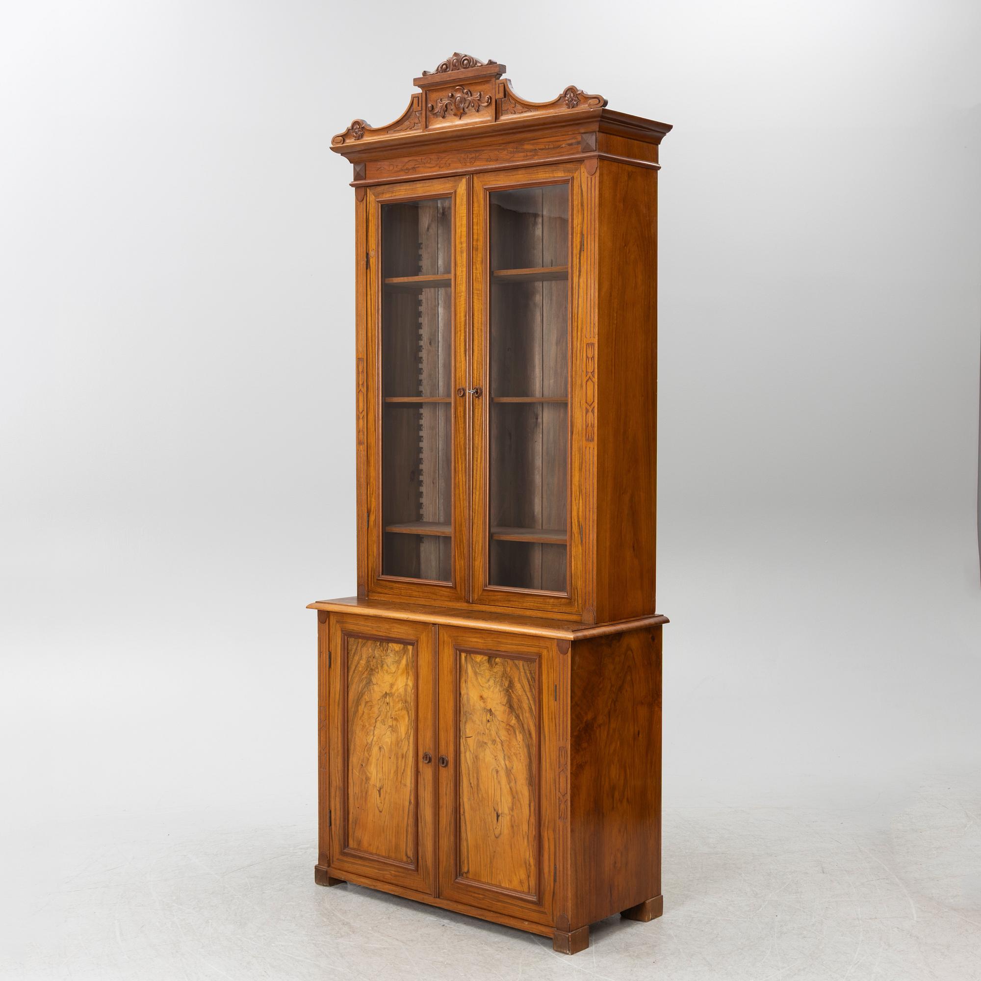 A Neo-Renaissance bookcase, circa 1900.