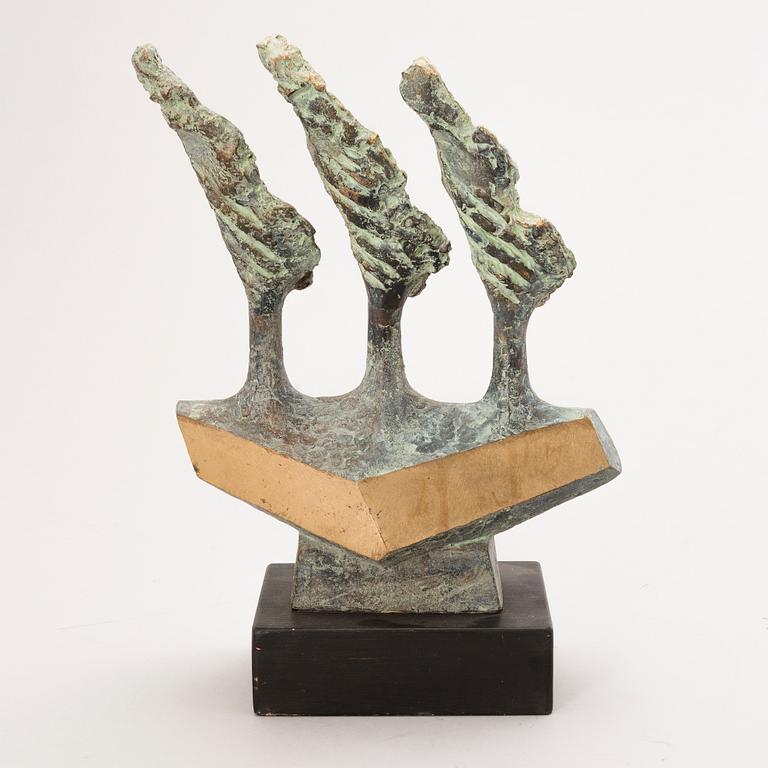 HEIKKI HÄIVÄOJA, skulptur, metall, signerad och daterad -92, numrerad 9/25.