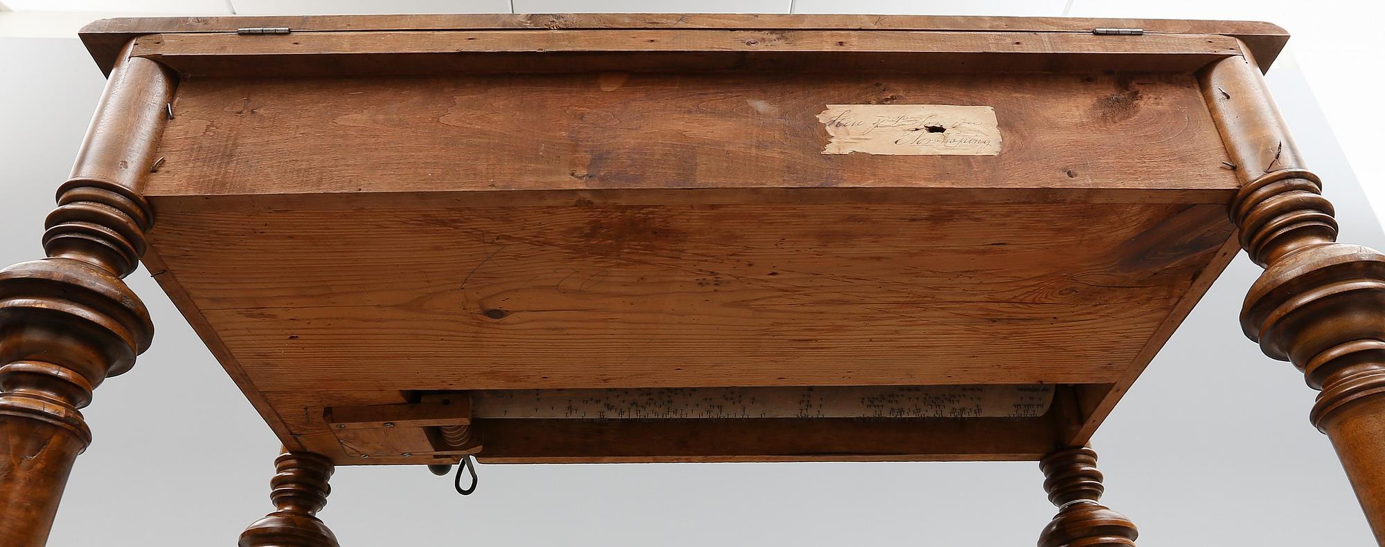 MUSIKBORD, 1800-talets andra hälft.