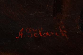 ALOIS TELARIK, olja på duk, signerad.