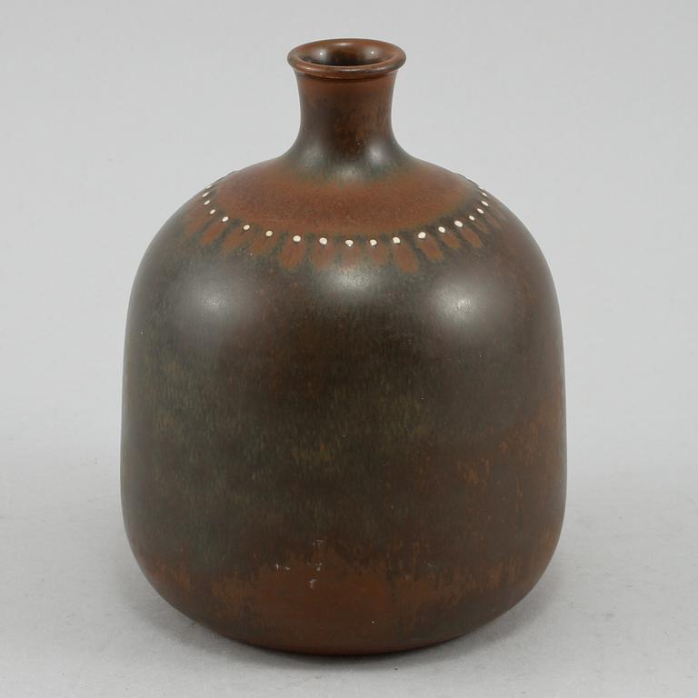 VAS, stengods, Stig Lindberg, Gustavsbergs Studio, 1900-tal.