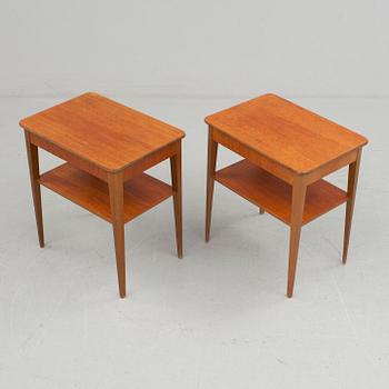 SÄNGBORD, ett par. 1960-tal.